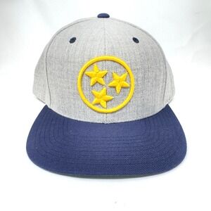Nashville Tennessee Predators TriStar Snapback‎ Hat Gray Navy One Size Generals